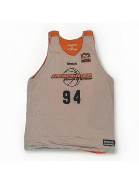 Reebok Reversible Basketball Jersey 3XL Orange & Gray Headliners Tryout Camp #94